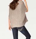 Pullover mit Pailletten taupe