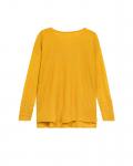 Pullover mit Seitenschlitze curry