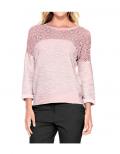 Pullover mit Spitze rosé