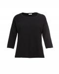 Pullover mit überschnittenen Schultern schwarz