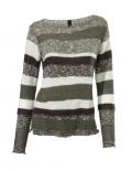 Pullover oliv-bunt
