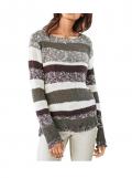 Pullover oliv-bunt