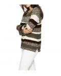 Pullover oliv-bunt