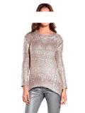 Pullover rosé-silber Gr. 44/46