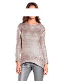 Pullover rosé-silber Gr. 44/46