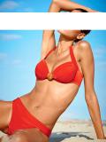Push-up-Bikini koralle