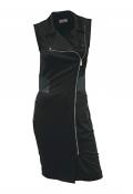 Reißverschluß-Kleid schwarz