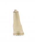 Rind-Nubukleder-Chelsea-Boots sand