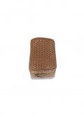 Rindleder-Cut-Out-Clog camel