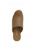 Rindleder-Cut-Out-Clog camel