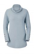 Rippenstrickpullover grau