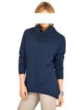 Rollkragenpullover blau Größe 36