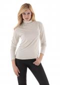 Rollkragenshirt natur