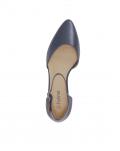 Schaf-Nappaleder-Pumps marine