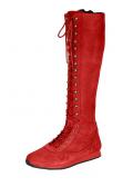 Schnürstiefel rot