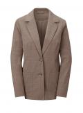 Schurwolle-Blazer beige-melange