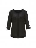 Seidenbluse schwarz