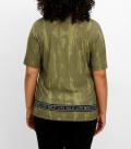 Shirt mit Frontbild und Schriftzug khaki
