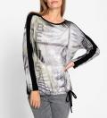 Shirt mit Glanz-Effekten sand-ecru