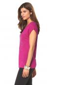 Shirt mit Nieten pink
