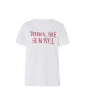 Shirt mit Schriftzug weiß