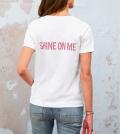 Shirt mit Schriftzug weiß