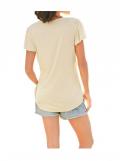 Shirt mit Spitze creme