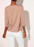 Shirt mit Spitze nude