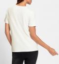 Shirt mit Steinchen-Verzierung ecru