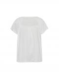 Shirt mitHäkelspitzen am Dekolleté ecru