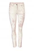 Skinnyjeans ecru-rosé