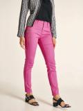 Slim-Fit-Jeans mit Nieten pink