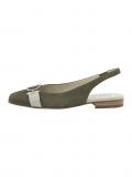 Slingballerina khaki-sand