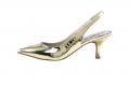 Slingpumps goldfarben