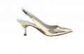 Slingpumps goldfarben