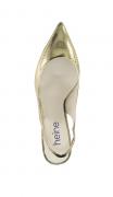 Slingpumps goldfarben