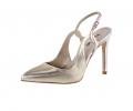 Slingpumps goldfarben-silber