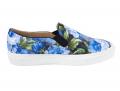 Slipper blau-bunt
