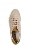 Sneaker beige-goldfarben