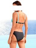 Softcup-Bikini graphit-mint Größe 40 D-Cup