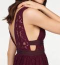Spitzenkleid Bibba bordeaux