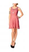 Spitzenkleid lachs