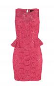 Spitzenkleid mit Pailletten hummer