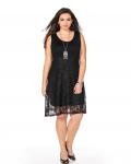 Spitzenkleid schwarz