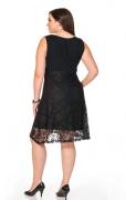 Spitzenkleid schwarz