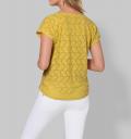 Spitzenshirt gelb