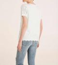 Spitzenshirt offwhite