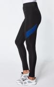 Sport-Leggings schwarz-royalblau