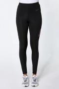 Sport-Leggings schwarz-traube