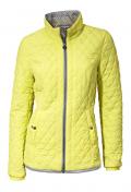 Stepp-Wendejacke gelb-silbergrau